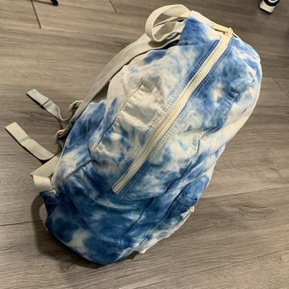 Herschel Supply Co. Cotton Casual Daypack Backpack Blue Tie Dye Soft‎ Bottom main image 9